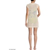 image:imageLands End Womens Cotton Open Knit VNeck Swim Coverup DressWashed Sand