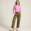 image:imageLands End Womens Cotton Pointelle Turtleneck SweaterAster Pink