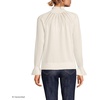 image:imageLands End Womens Cotton Pointelle Turtleneck SweaterFresh Ivory
