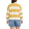 image:imageLands End Womens Cotton Rugby SweaterSunkissed Yellow Stripes