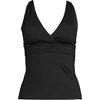 image:imageLands End Womens DCup Plunge Tankini TopBlack