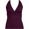image:imageLands End Womens DCup Plunge Tankini TopDark Wine