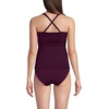 image:imageLands End Womens DCup Plunge Tankini TopDark Wine