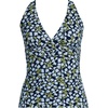 image:imageLands End Womens DCup Plunge Tankini TopNavy Mini Bloom Floral