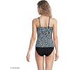 image:imageLands End Womens DCup Plunge Tankini TopNavy Mini Bloom Floral
