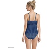 image:imageLands End Womens DCup Plunge Tankini TopNavy Mosaic Mini Tile