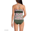 image:imageLands End Womens DCup Plunge Tankini TopPink FloralBorder Mix