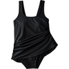 image:imageLands End Womens DCup Scoop Neck Swim Dress SwimsuitBlack