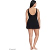 image:imageLands End Womens DDCup Side Tie Swim DressBlack