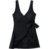 image:imageLands End Womens DDCup Side Tie Swim DressBlack