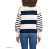 image:imageLands End Womens Drifter Jersey Crewneck SweaterNavyFresh Ivory Wide Stripe