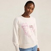 image:imageLands End Womens Drifter Jersey Crewneck SweaterSunday ScariesIvory