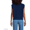 image:imageLands End Womens Drifter Modern Cable V Neck Vest SweaterDeep Sea Navy