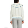 image:imageLands End Womens Drifter Raglan Sleeve Easy Fit SweaterBright Cerulean Apres