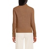 image:imageLands End Womens Drifter Ribbed Collared Blazer SweaterCanyon Camel