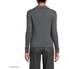 image:imageLands End Womens Drifter Ribbed Collared Blazer SweaterCharcoal Heather