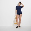 image:imageLands End Womens Elbow Sleeve Rash GuardDeep Sea Navy