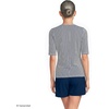 image:imageLands End Womens Elbow Sleeve Rash GuardDeep Sea Navy Mini Stripe