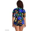image:imageLands End Womens Elbow Sleeve Rash GuardNavyExploded Poppy Floral