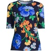 image:imageLands End Womens Elbow Sleeve Rash GuardNavyExploded Poppy Floral