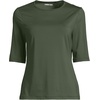 image:imageLands End Womens Elbow Sleeve Rash GuardRich Olive Green