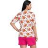 image:imageLands End Womens Elbow Sleeve Rash GuardWhite Spring Floral