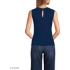 image:imageLands End Womens Fine Gauge Baby Cable Crew Neck Sleeveless SweaterDeep Sea Navy