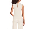 image:imageLands End Womens Fine Gauge Baby Cable Crew Neck Sleeveless SweaterFresh Ivory