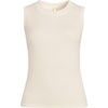 image:imageLands End Womens Fine Gauge Baby Cable Crew Neck Sleeveless SweaterFresh Ivory
