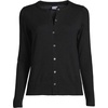 image:imageLands End Womens Fine Gauge Cotton Cardigan SweaterBlack