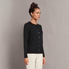 image:imageLands End Womens Fine Gauge Cotton Cardigan SweaterBlack