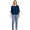image:imageLands End Womens Fine Gauge Cotton Cardigan SweaterDeep Sea Navy