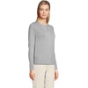 image:imageLands End Womens Fine Gauge Cotton Cardigan SweaterGray Heather