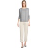 image:imageLands End Womens Fine Gauge Cotton Cardigan SweaterGray Heather