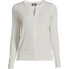 image:imageLands End Womens Fine Gauge Cotton Cardigan SweaterIvory