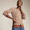 image:imageLands End Womens Fine Gauge Cotton Cardigan SweaterRich GingerFresh Ivory