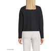 image:imageLands End Womens Fine Gauge Cotton Milano Blazer SweaterBlack