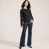 image:imageLands End Womens Fine Gauge Cotton Milano Blazer SweaterBlack