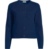 image:imageLands End Womens Fine Gauge Cotton Milano Blazer SweaterDeep Sea Navy