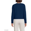 image:imageLands End Womens Fine Gauge Cotton Milano Blazer SweaterDeep Sea Navy