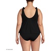 image:imageLands End Womens Flutter Tie Tankini TopBlack