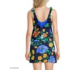 image:imageLands End Womens Flutter Tie Tankini TopNavyExploded Poppy Floral
