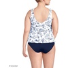 image:imageLands End Womens Flutter Tie Tankini TopWhiteBlue Toile