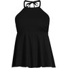 image:imageLands End Womens Halter Tankini TopBlack