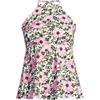image:imageLands End Womens Halter Tankini TopFloral BlossomWhitePink