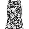 image:imageLands End Womens High Neck UPF 50 Modest Tankini Top SwimsuitBlack Blossom Floral