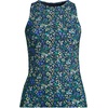 image:imageLands End Womens High Neck UPF 50 Modest Tankini Top SwimsuitNavy Multi Ditsy Floral