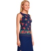 image:imageLands End Womens High Neck UPF 50 Modest Tankini Top SwimsuitNavy Tropical Scenic Border