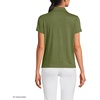 image:imageLands End Womens Linen Blend Short Sleeve Button Front Polo TopArtichoke