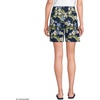 image:imageLands End Womens Linen High Rise Pull On 7 ShortsDeep SeaBlue Floral Tropic